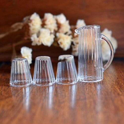 1:12 Dollhouse Miniature Coffee Cup Tea Cup with Saucer Holder Doll Decor Toy Afternoon Tea Supplies