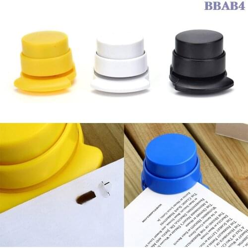 1Pc Practical Staple Free Stapler Paper Binding Binder Stapless Stationery New Arrival 2021