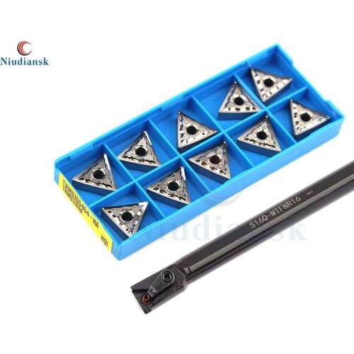 1pc S16Q-MTFNR16 Internal Turning Tool Holder S20R-MTFNR16 S25S-MTFNR16 CNC Lathe Tool MTFNL 10pcs TNMG1604 Carbide Inserts Suit