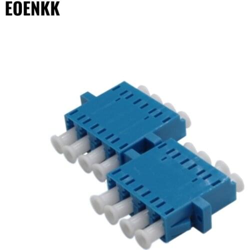 Newtelecom Grade LC Single Mode Quadruple Fiber Coupler Fiber Optic Adapter Flange Connector Wholesale Surprise Price