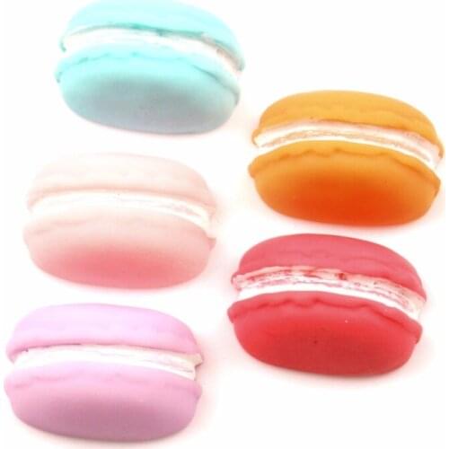 20Pcs Resin Hamburger Decoration Crafts Cute Kawaii Beads Flatback Cabochon Embellishments For Scrapbooking DIY Accessories