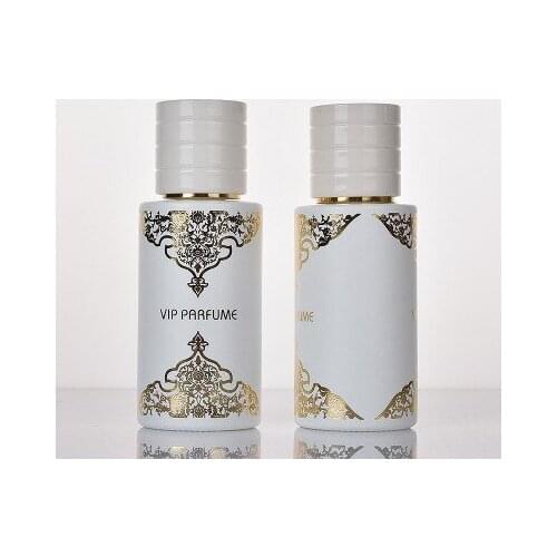 DHL free 50pcs 50ml black Glass Empty Bottle Sprayable Enough Spray Bottle Odor Travel Size Portable Reuse white Perfume Bottles