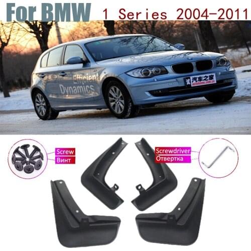 Fender Mud Guard Splash Flaps Mudguards Accessories Car Mudflap For BMW 1 Series E81 E87 2011~2004 2010 2009 2008 2007 2006 2005