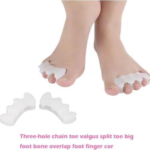 Gel Soft Silicone Orthopedic Toe Hallux Separator Bunion Corrector Straighten Thumb Valgus Protector Foot Pain Relief Pedicure