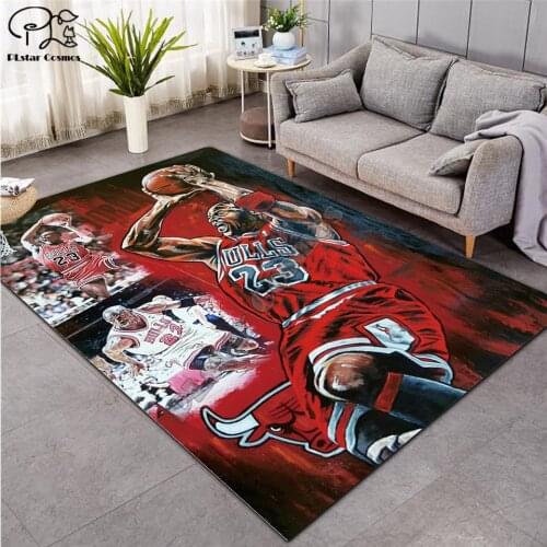 Basketball celebrity carpet 3D Printed Carpet Hallway Doormat Anti-Slip Bathroom Carpets Kids Room Absorb Water Kitchen-12
