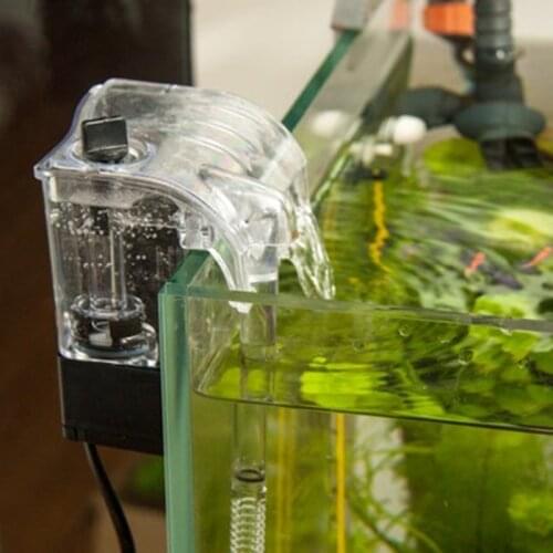 Multi-function Waterfall Cascade Aquarium Hang up Filter Water Pump Purifier with Sponge for Fish Ponds