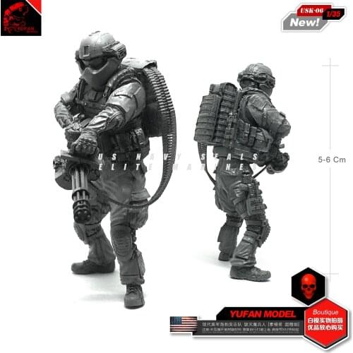 Yufan Model 1/35 Modern Us Seal Destruction Warrior Model Assembled Model Kit Usk-06