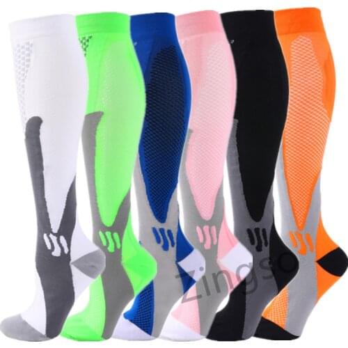 Compression Socks Men Women Nylon Medical Nursing Stockings Specializes Outdoor Cycling Fast-drying Breathable Sports Socks