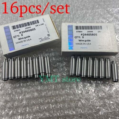 16PCS/Set Exhaust Valve Guide For GM Chevrolet Aveo Cruze 1.6L 1.8L Buick Excelle Daewoo Opel OE# 24405805