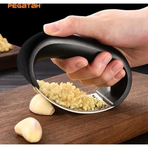 Garlic press manual clamp machine household garlic machine pound Fruit Vegetable Tools kitchen gadgets squeeze garlic