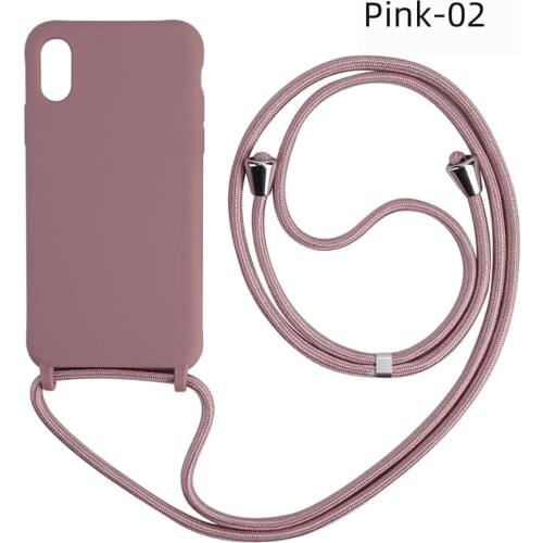 Luxury Chain Necklace Phone Case For iPhone 11 Pro XS MAX X XR Lanyard Neck Strap For iPhone 6s 7 8 Plus SE 2020 Cord Rope Cover