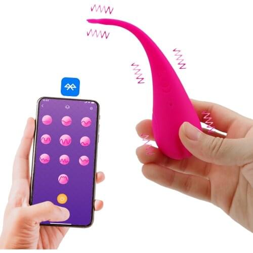 2020 Women 10 speed Silicone Vibrating Egg G-spot APP Bluetooth Wireless Remote Control Vibrator Pussy Licking Massage Sex Toys