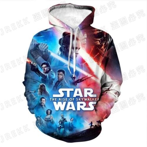 2021 New Fashion Men Hoodies Marvel Star Wars 3D Print Children Sweatshirt Casual Spring Streetwear Women Tracksuit
