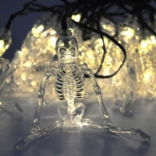 Decoration Skull Halloween Led String Light Decorative Lights LED Garland Outdoor Indoor Decoration Battery Powered String Light