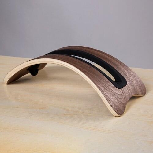 Samdi Natural Original Simple Wood Vertical Tablet Laptop iPad Desktop Stand Holder Display Stander for Apple Macbook Pro
