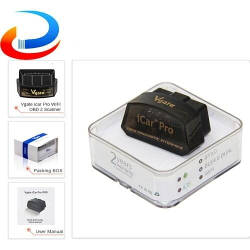 Vgate iCar Pro Bluetooth 4.0 ELM327 WIFI OBD2 Scanner ELM 327 V2.2 For Android/IOS OBD 2 OBD2 Car Diagnostic Auto Code Reader
