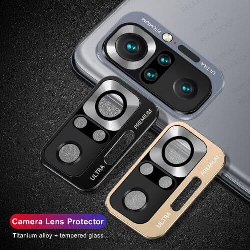 Titanium Alloy Tempered Protection Glass For Xiaomi Redmi Note 10 Pro Max Anti-drop Camera Lens Protect Redme Note 10 Pro Film