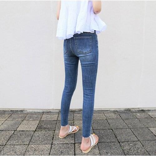Woman High Waist Mom Jeans Women Rippedcargo Ladies Clothing Jeans Ropa Mujer Streetwear Plus Size Jeans Pencil Regular