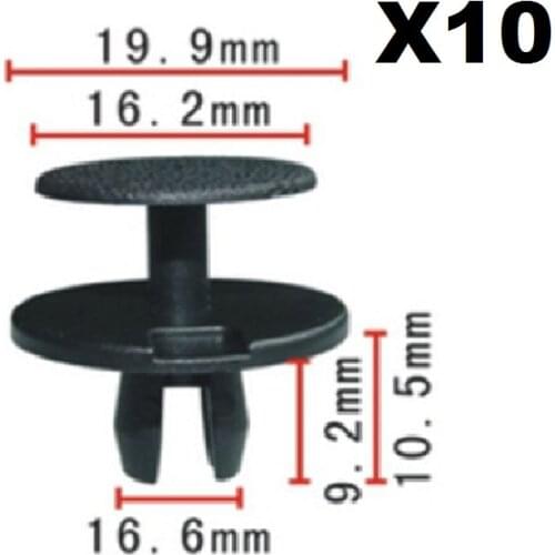 10pcs OE Nylon Bumper Trim Retainers Clips Replaces For BMW Moulding Trim Retainer Clips