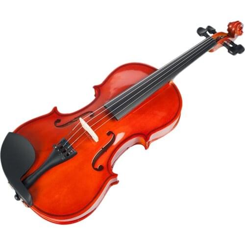 3/4 Natural Violin Set For Beginner Student With Bridge Case, Rosin, Bow Set