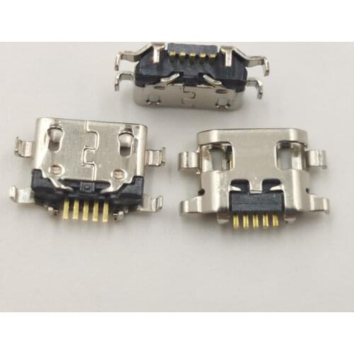 50Pcs USB Charger Charging Dock Port Connector For Motorola Moto E6 XT2005 E5Play XT1921 E5 Play Go Samsung A10S A107 Jack Plug