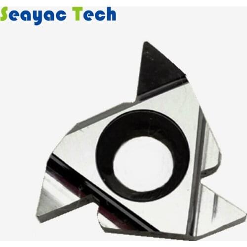 CBN Diamond Threading Tips 11ER A55-K 16ER AG55-K For Cast Iron Material ProcessDiamond Cutting Blade CBN Inserts
