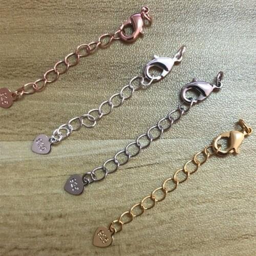 4Colors Additional Long Chain Of Necklaces And Bracelets Chain Length 6CM Jewelry Accessories