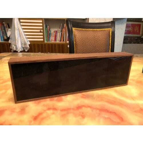 Large Screen Awtrix 2.x Pixel Clock Walnut Shell Handmade Custom Kit