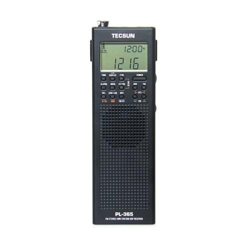 Black colorOriginal TECSUN PL-365 Mini Portable DSP ETM ATS FM-Stereo MW SW World Band Stereo Radio PL365 Gray color