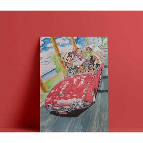 Home Decor Wall Artwork Demon Slayer Kimetsu No Yaiba Canvas Painting Print Anime Role Posters Modular Picture For Bedroom Frame