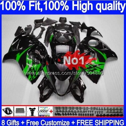 Injection For SUZUKI Hayabusa GSXR 1300 GSXR-1300 29MC.71 GSXR1300 2008 2009 2010 2011 2012 08 09 10 11 12 Fairing Green Black