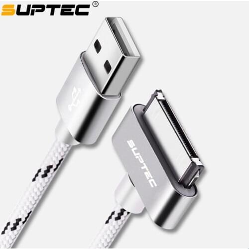 SUPTEC USB Cable Fast Charging for iPhone 4 4s 3GS 3G iPad 1 2 3 iPod Nano touch 30 Pin Original Charger Adapter Data Sync Cord