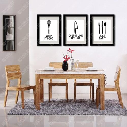Kitchenware and dining utensils decorative wall painting Canvas Art Print Wall Pictures Modern Kitchen Decoration