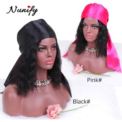 Nunify Hair Tie Band ,Virgin Hair Extensions Wrapping Hair Band Satin Silk Frontal Headban,Custom Edge Scraf Wrap Headband Belt