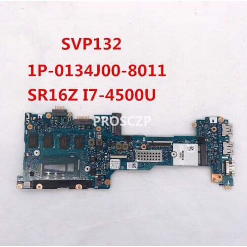 For sony Vaio SVP132 V270 Laptop motherboard 1P-0134J00-8011 With SR16Z I7-4500U CPU 8GB 100% working well