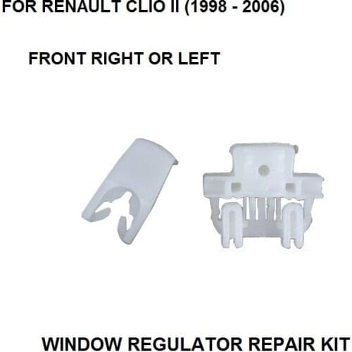 WINDOW REGULATOR COMPLETE CLIP FOR RENAULT CLIO II WINDOW REGULATOR REPAIR CLIP FRONT LEFT SIDE 1998-2006