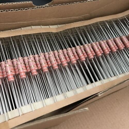 Original new 100% thick copper foot carbon film four color ring resistor CF3WS 3.3R 5% 3R3 hight power (Inductor)