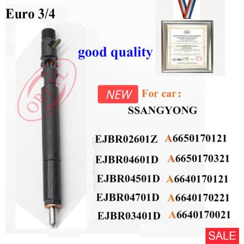 ORLTL New EJBR02601Z EJBR04601D EJBR04501D EJBR04701D EJBR03401D EJBR03301D Injector Nozzle for Deiphi SSANGYONG Euro 3 Euro 4