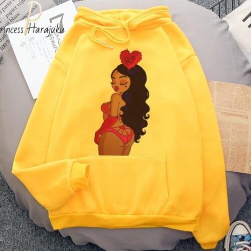 Fall/winter Harajuku Cute Girl Clothes Hooded Sweatshirt Female Kawaii Sexy Slim Graphic Ladies Oversized Hoodies Women Pullover