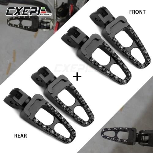 Motorcycle CNC FootRest Footpegs Foot Pegs Pedals Aluminum For Ducati Monster 696 796 1100 749 SCRAMBLER 400 800 1100 2015-2020
