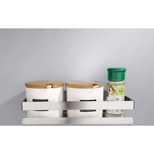 Bathroom Shelf 304 Stainless Steel Shower Rack Corner Shelf Square Bath Shower Wall Mounted Storage Organizer Rack New