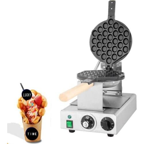 German Imports Thermostat Electric Egg Waffle Maker/Egg Bubble Waffle Baker Machine/Hong Kong Style Muffin Egg Waffle Machine