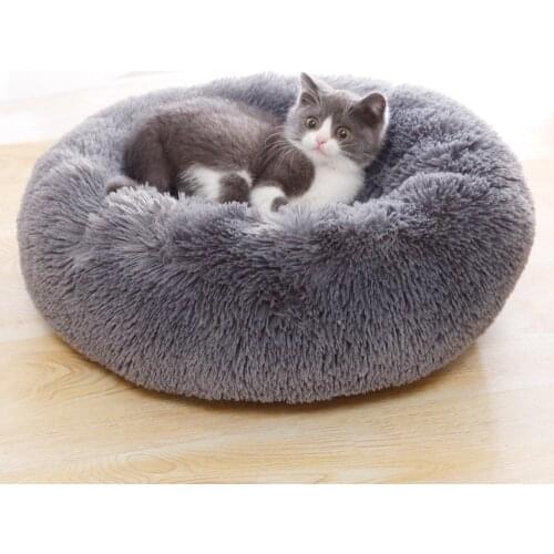 Super Soft Dog Bed Sofa Plush Cat Mat Dog Beds For Labradors Large Dogs Bed House Pet Round Cushion Best Dropshipping Wholesale