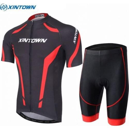 XINTOWN Riding MTB Mens Ropa Ciclismo Bike Cycling Team Clothing Tops Jersey/Shirts & Bib Shorts Pants Sets Size S-XXXL