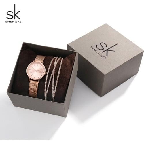 Womens Quartz Watch Sets Fashion Creative Luxury Ladies Wrist Watch Design Bracelet Set Female Jewelry Watch Set For Women Gift