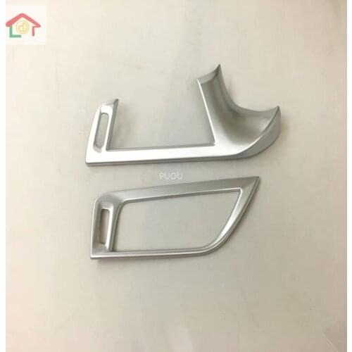 2pcs For BMW 5 Series G30 2017 LHD Car Interior ABS Chrome Front Side Air Vent Outlet Cover Trim Sticker