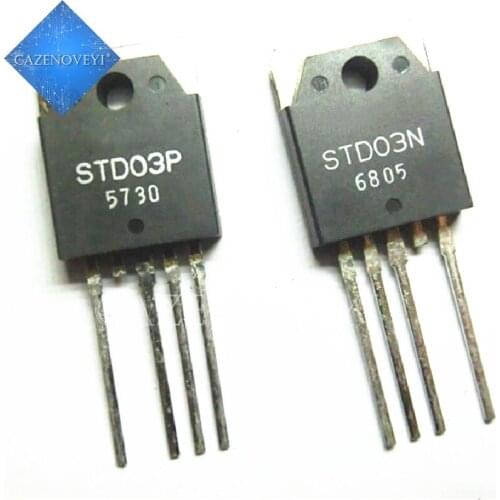 2pcs/lot=1pair STD03N STD03P STD03 TO-3P