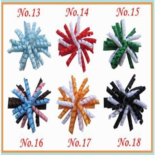 50 BLESSING Girl Boutique Hair Clips 1.75" Corker Bow Inch Hair Bows For Hair Accessories Hairbows With FREE Shipping
