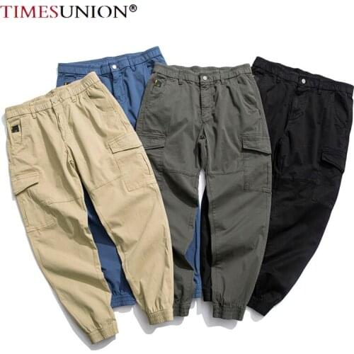 American vintage trend mens sweatpants Small Fashion Leg Work Pants Mature Outdoor casual pants men