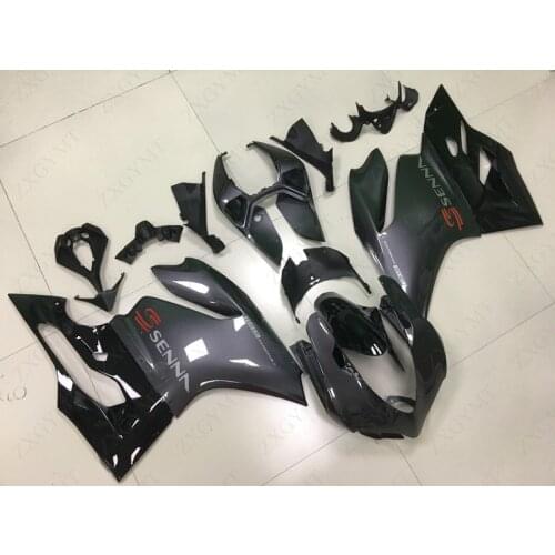 Bodywork for DUCATI 1199 2012 - 2014 Black Grey Bodywork 889 12 13 Fairing for DUCATI 1199 2012 Panigale